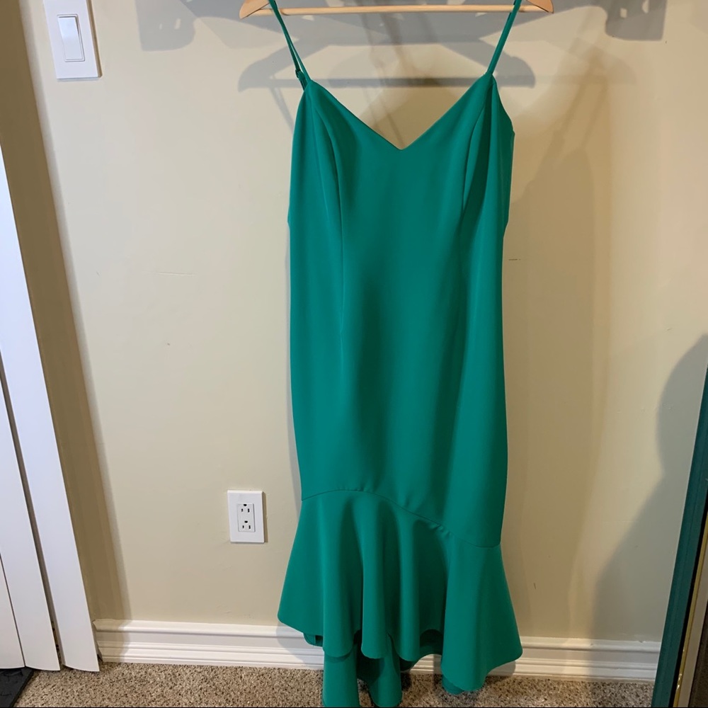 Green Bardot dress - Picture 3 of 6